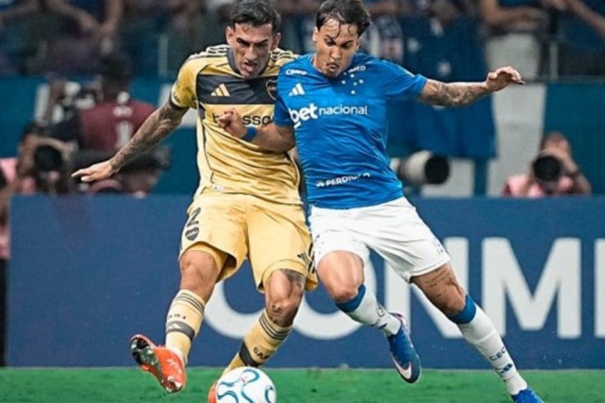 Cruzeiro vs Boca. Foto: @BocaJrsOficial