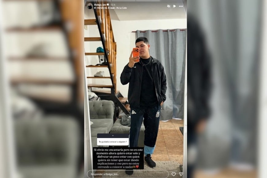 Thiago Medina hizo una revelación en sus historias que sorprendió a todos.