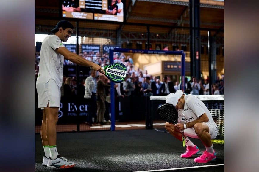 Premier Pádel: Augsburger se consagró campeón en Bélgica y dio el golpe ante los Nº 1