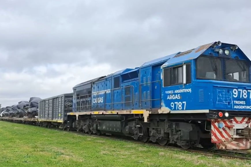 Por suerte la reacción de los custodios del tren impidió el robo.