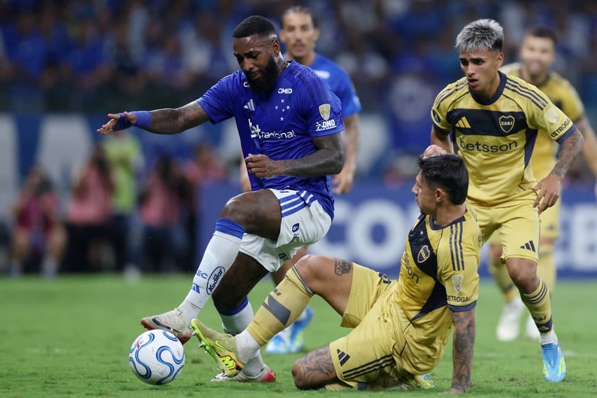Soccer Football - Copa Libertadores - Group D - Cruzeiro v Boca Juniors - Estadio Governador Magalhaes Pinto, Belo Horizonte, Brazil - April 28, 2026
Cruzeiro's Gerson in action REUTERS/Tiago Trindade