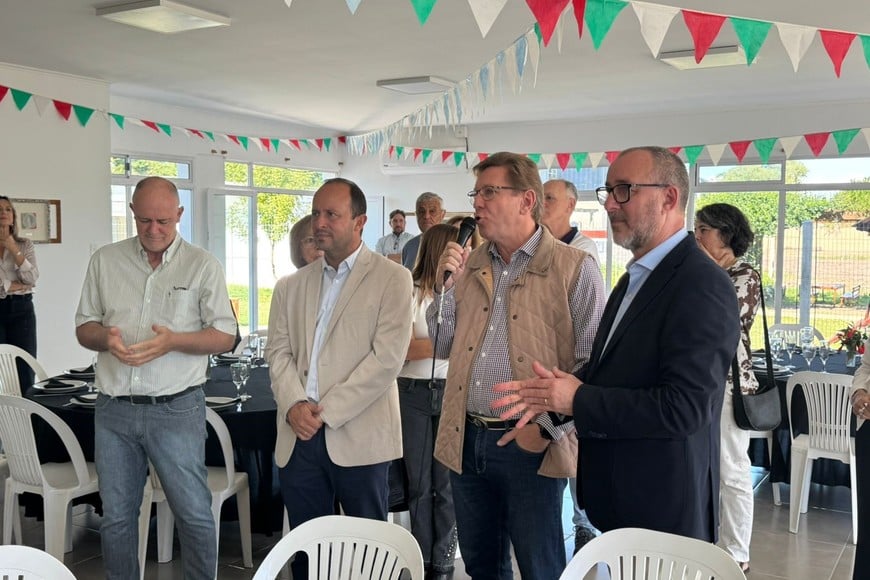 Borla participó este domingo de los actos protocolares que se llevaron a cabo en el marco del 20º aniversario del hermanamiento de las dos ciudades.