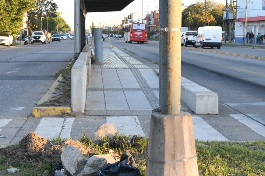 Montículos de tierra, ramas y maspostería se encuentras en los alrededores del corredor. Foto: Manuel Fabatía