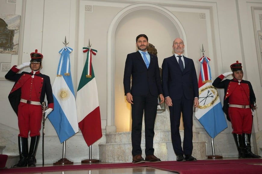 Maximiliano Pullaro y Fabrizio Nicoletti. Foto: GSF