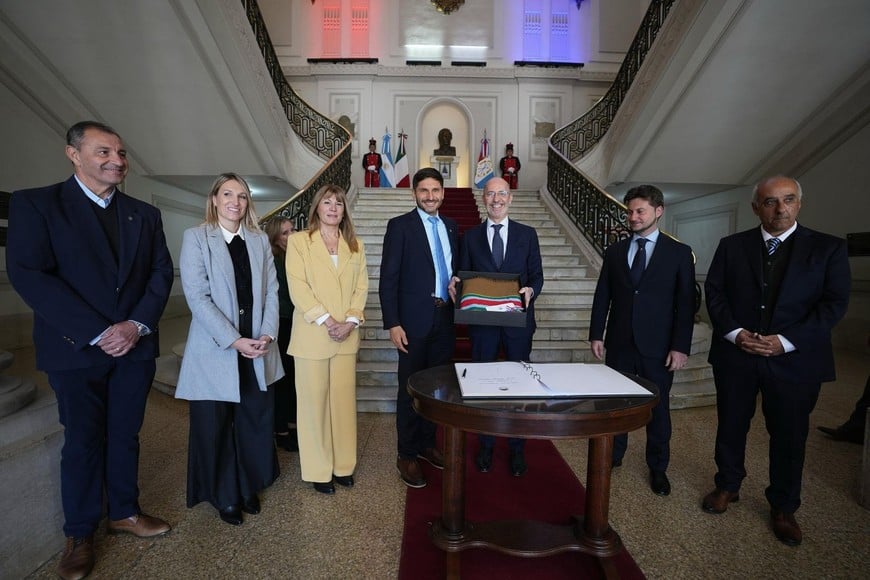 Maximiliano Pullaro y Fabrizio Nicoletti. Foto: GSF