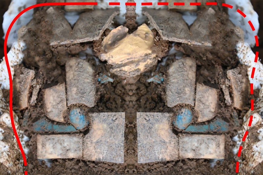 (260429) -- BEIJING, 29 abril, 2026 (Xinhua) -- Imagen de archivo de artefactos con forma de rostro de bestia descubiertos en el yacimiento de Shangcheng, en Zhengzhou, en la provincia de Henan, en el centro de China. China anunció el miércoles su lista de los 10 descubrimientos arqueológicos más importantes de 2025, con hallazgos que abarcan desde los bosques de las montañas Changbai en el noreste hasta las estribaciones de las montañas Helan en el noroeste, ofreciendo nuevas perspectivas sobre capítulos clave de los 5.000 años de historia de la civilización china. (Xinhua) (jg) (ah) (ce)