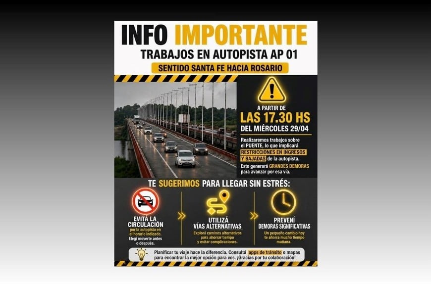 Las restricciones afectan uno de los corredores más transitados del área metropolitana.