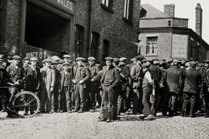 La crisis minera británica había escalado a un punto crítico.
