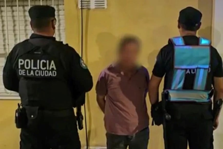 El detenido quedó a disposición de la Justicia.