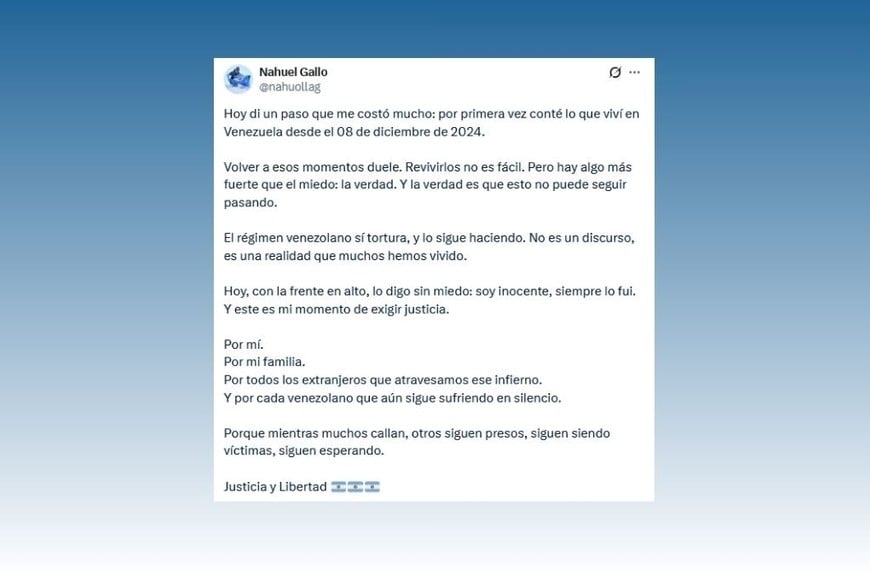 Su testimonio se incorporó a una causa por presuntos delitos de lesa humanidad.