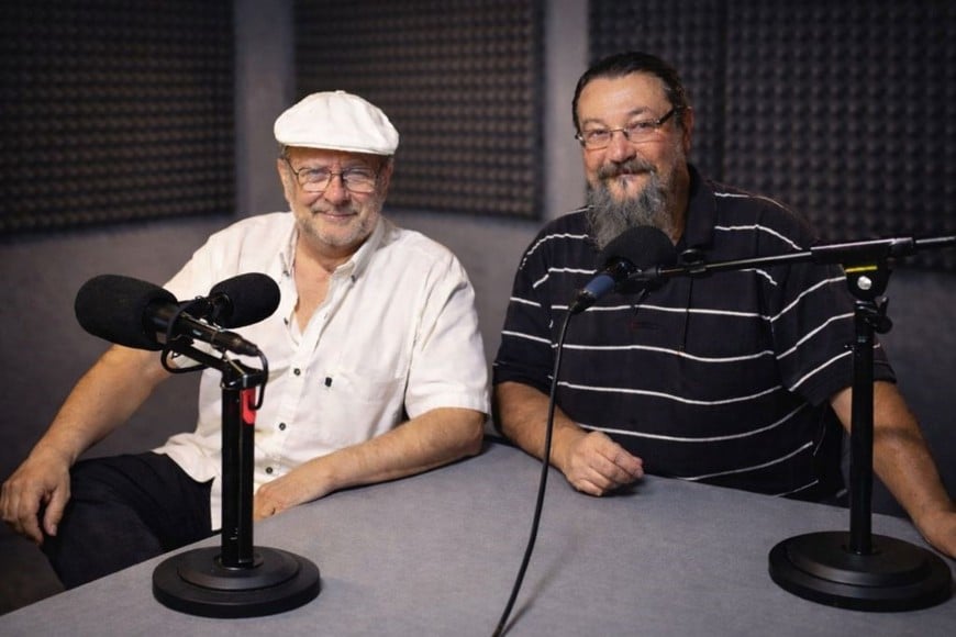 Periodista Daniel Dussex y abogado y ambientalista Ricardo Mascheroni.
