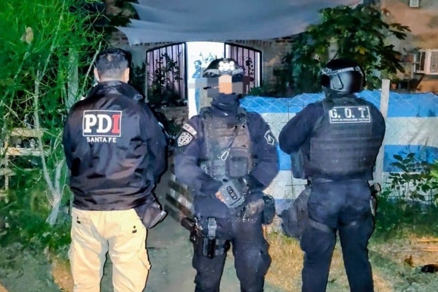 Allanamiento en Helvecia. PDI. Microtráfico. Policial