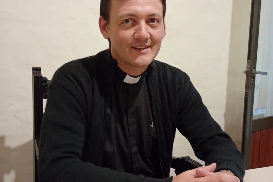 Andrés Clausen, cura párroco de Nuestra Señora de Luján de Santo Tomé.