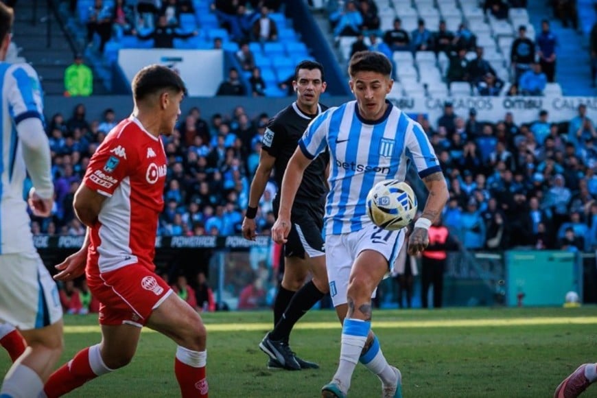Racing vs Huracán. Foto: @RacingClub