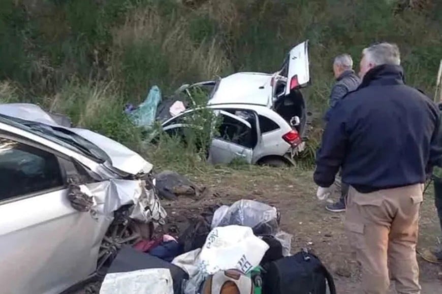El choque ocurrió en la ruta 76, en el sector conocido como Abra de la Ventana.