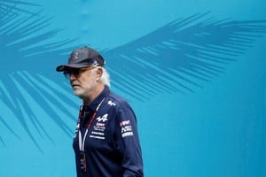 Briatore destacó el rendimiento de Colapinto en Miami. Credito: REUTERS/Brian Snyder