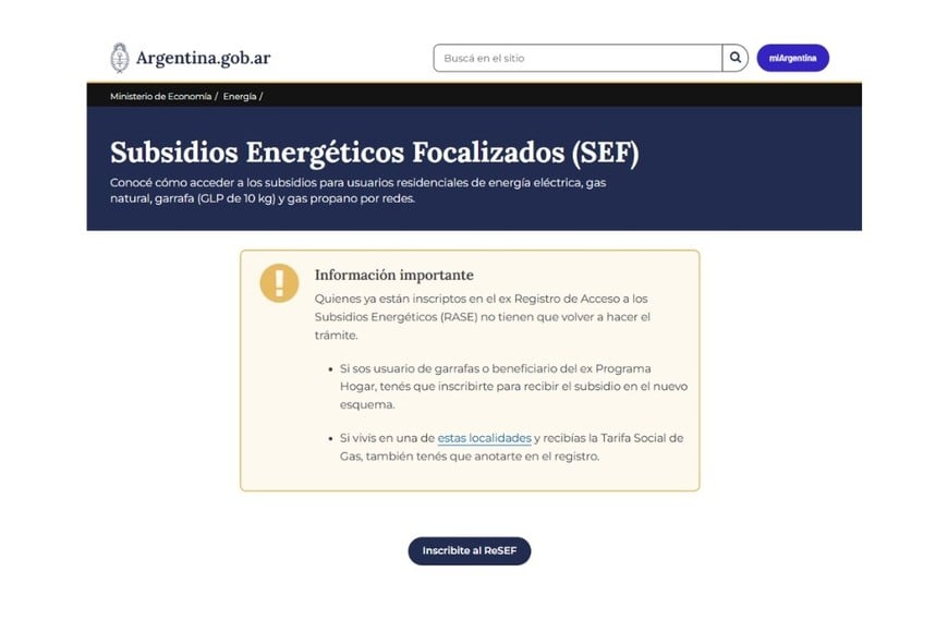 Energía habilitó el 0800-222-7376 para consultas sin conectividad.