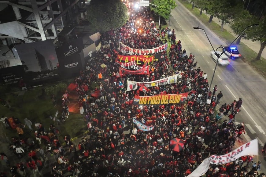 Los festejos de Colón desde el drone de El Litoral.