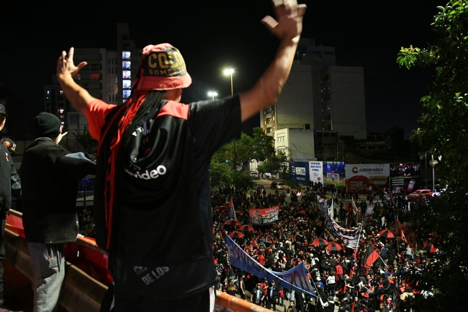 Festejos por los 121 años del Club Atlético Colón.