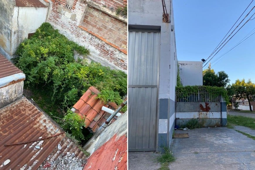 En calle Bolivia al 4800. Allí funcionó un frigorífico años atrás. Fotos: Gentileza