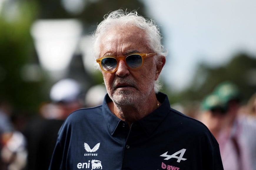 Formula One F1 - Australian Grand Prix - Albert Park Grand Prix Circuit, Melbourne, Australia - March 7, 2026
Alpine de facto team principal Flavio Briatore arrives REUTERS/Hollie Adams