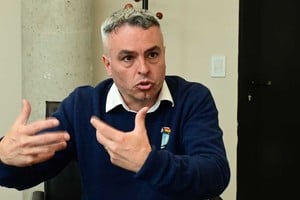 El legislador nacional estuvo en Santa Fe. Foto: Flavio Raina
