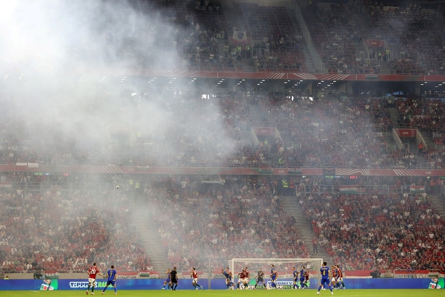 Soccer Football - Nations League - League A - Group 3 - Hungary v Bosnia and Herzegovina - Puskas Arena Park, Budapest, Hungary - September 10, 2024
General view during the match REUTERS/Bernadett Szabo     TPX IMAGES OF THE DAY