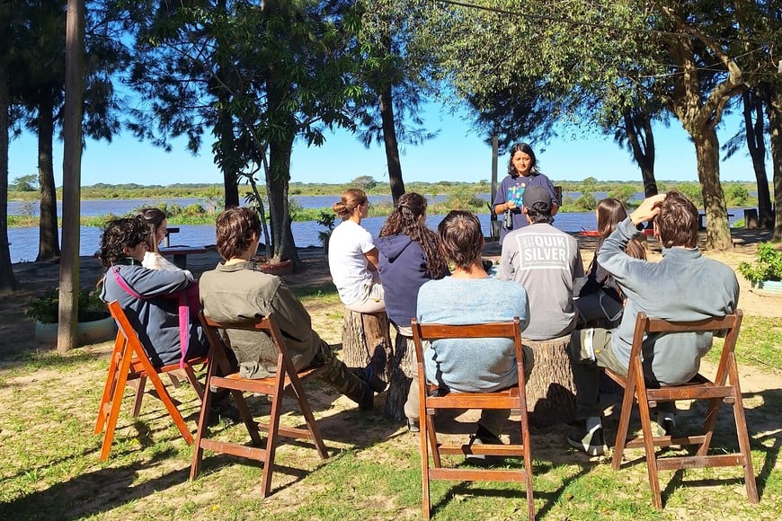 Estudiantes y expertos internados tres días en el bosque ribereño para apropiarse de saberes del humedal.

Gentileza.