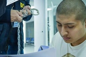 Desde la cárcel de Marcos Paz, se conectó por videollamada a la testimonial.