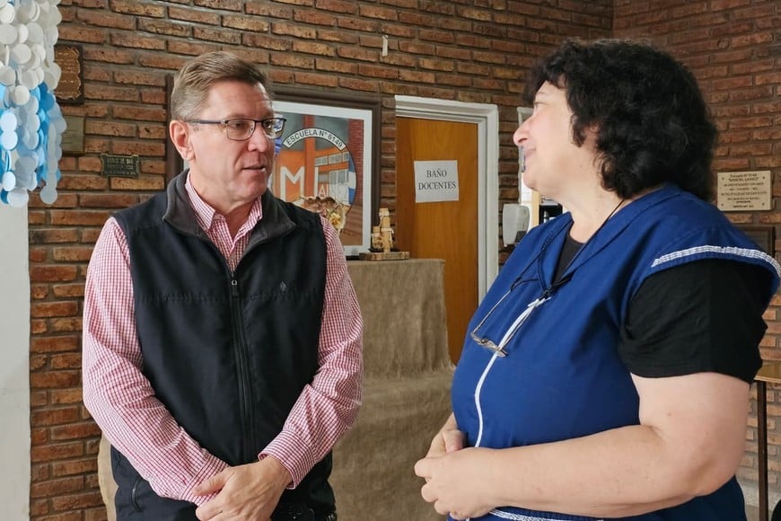Educación y obras: seguimiento de inversiones en escuelas del departamento San Justo
