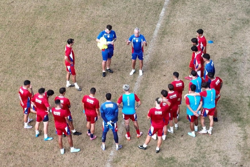 Unión entrenó esta mañana pensando en Independiente Rivadavia.  Foto: Fernando Nicola.