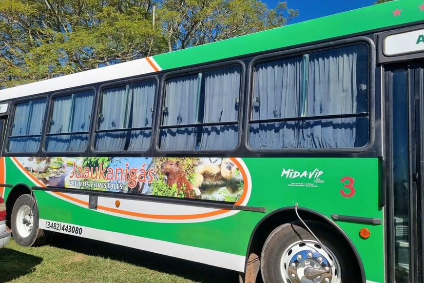 También hay recorridas en buses por el lugar. Gentileza.