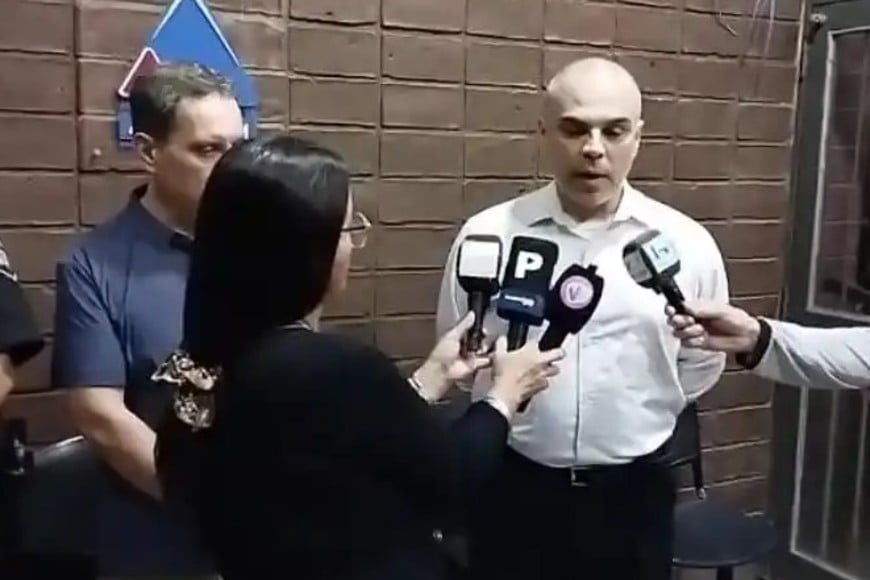 El Fiscal Mauro Mernéndez está cargo de la investigación en curso. Foto: Captura de video.
