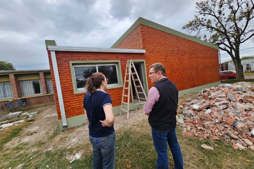 Educación y obras: seguimiento de inversiones en escuelas del departamento San Justo