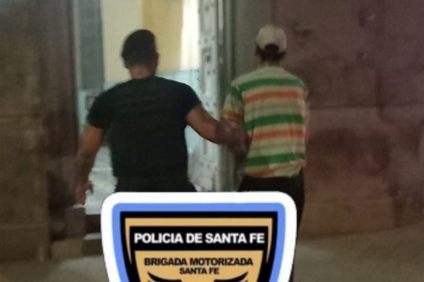 Robo frustrado y captura en barrio María Selva. Foto: Gentileza