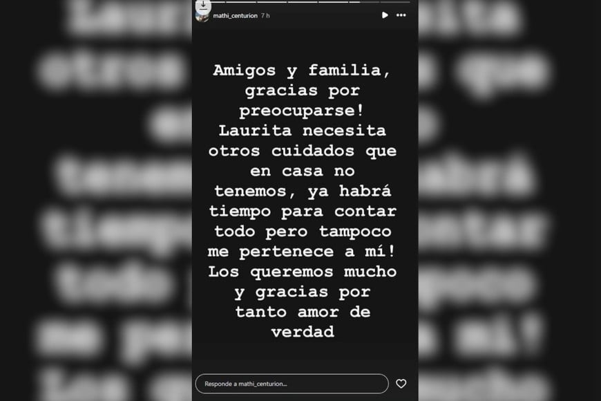 Los mensajes del novio de la participante.