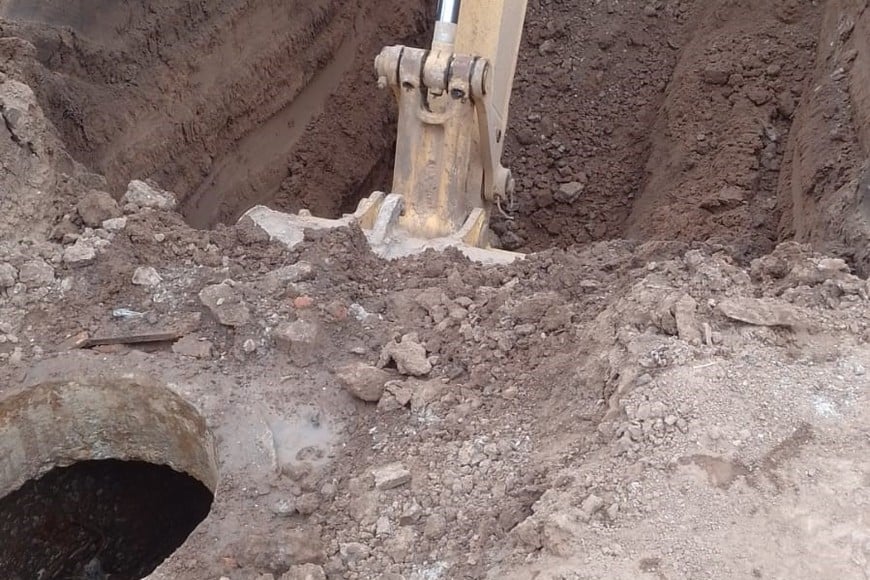 Avanza la renovación del colector Urquiza, una infraestructura estratégica para Gálvez