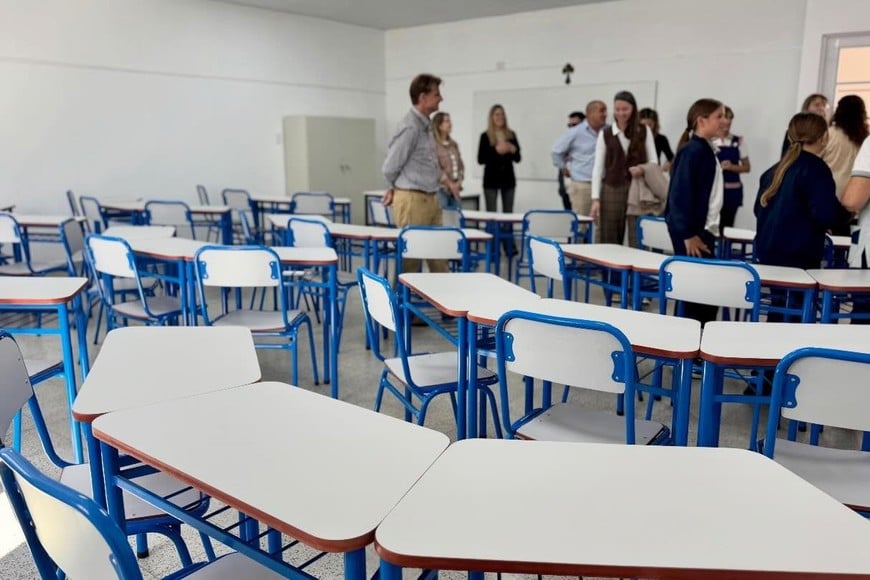 El programa “Mil Aulas” llegó a Pilar con nuevas obras en el Instituto San Martín y el Colegio Santa Marta