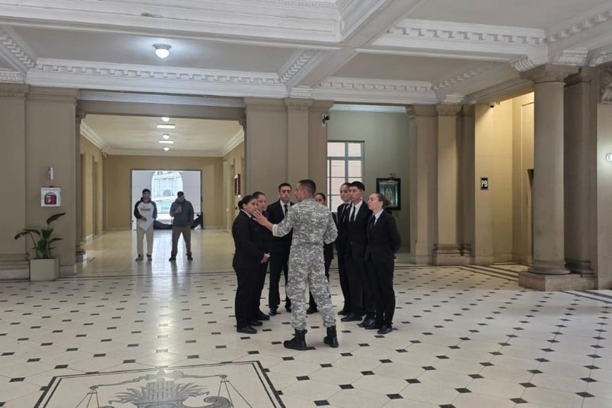 La iniciativa del fiscal De Pedro fue respaldada por las autoridades del Isep. Foto: El Litoral