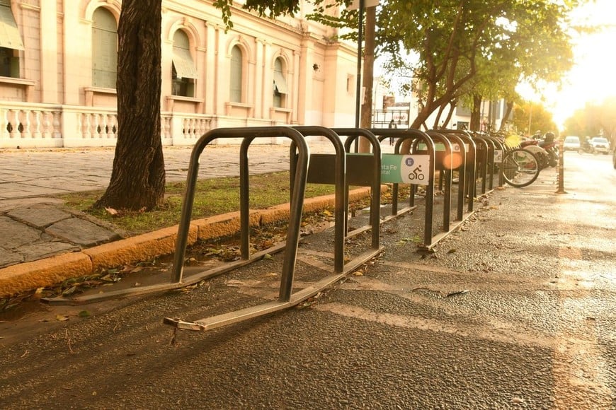 La estructura del bicipunto de Derecho, descalzada. Foto: Manuel Fabatía