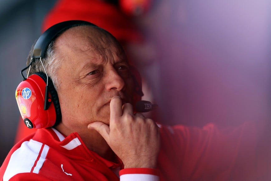 Formula One F1 - Chinese Grand Prix - Shanghai International Circuit, Shanghai, China - March 13, 2026
Ferrari team principal Frederic Vasseur during practice REUTERS/Maxim Shemetov