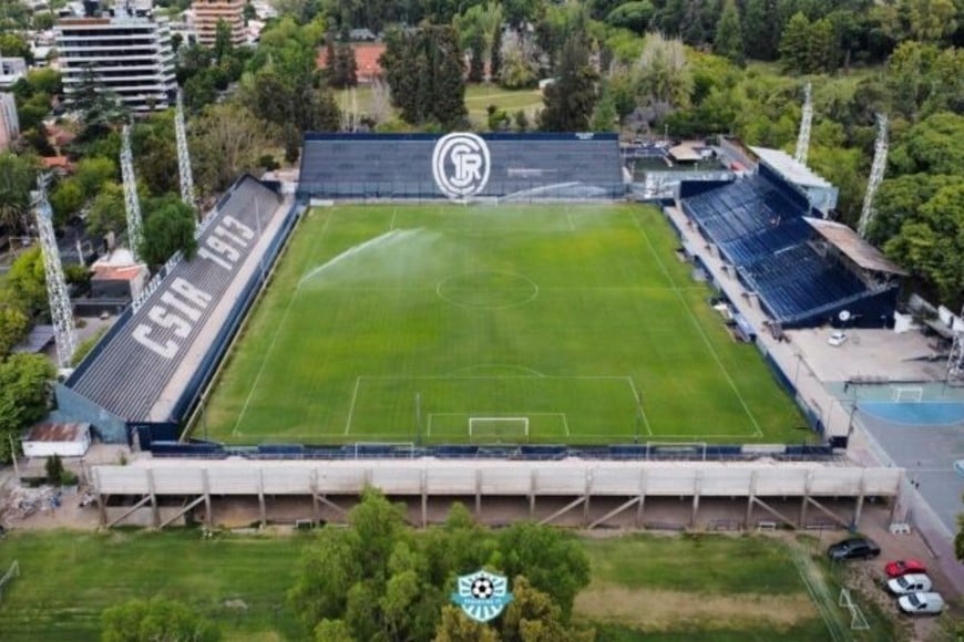 El estadio Baustista Gargantini, escenario del encuentro de este sábado a la noche por octavos de final de los play off del Apertura 2026 de Primera División