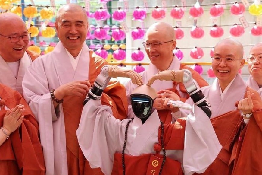 Iniciación del monje Gabi. Foto: templo budista Jogyesa.