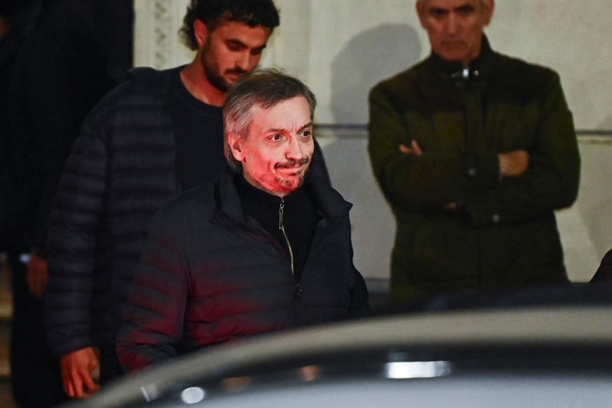 Maximo Kirchner, son of Argentina's former President Cristina Fernandez de Kirchner, stands outside of a building, as Argentina’s Supreme Court is expected to uphold a guilty verdict sentencing Fernandez de Kirchner to six years in prison for defrauding the state and banning her from public office,in Buenos Aires, Argentina, June 9, 2025. REUTERS/Pedro Lazaro Fernandez