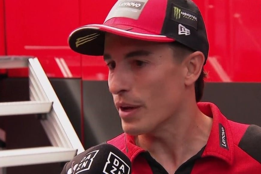 Duro golpe para Márquez en Le Mans: fuerte caída y preocupación por su tobillo