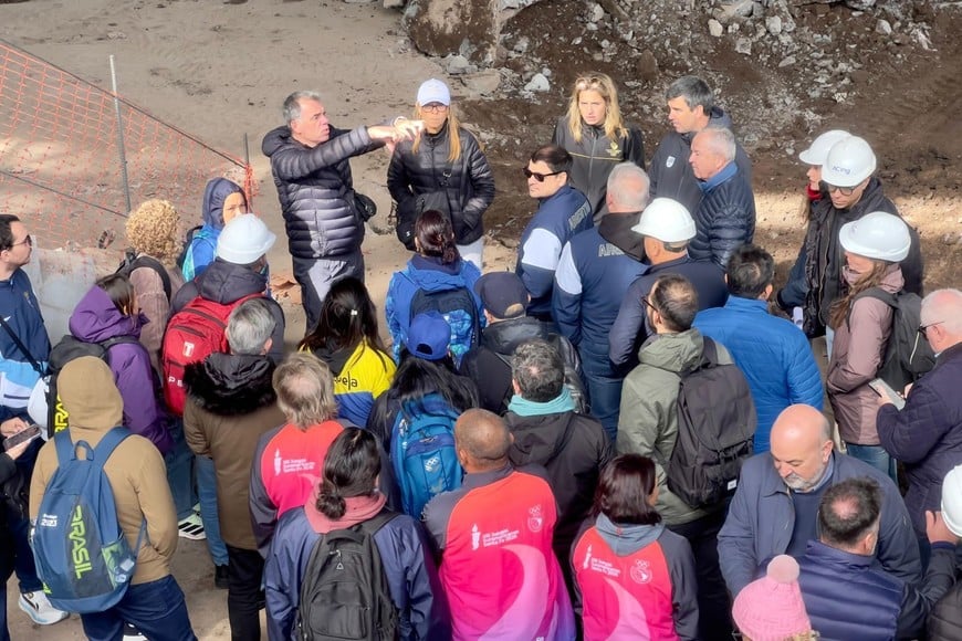 Delegaciones sudamericanas recorrieron las obras de infraestructura para los Juegos 2026 en Santa Fe.