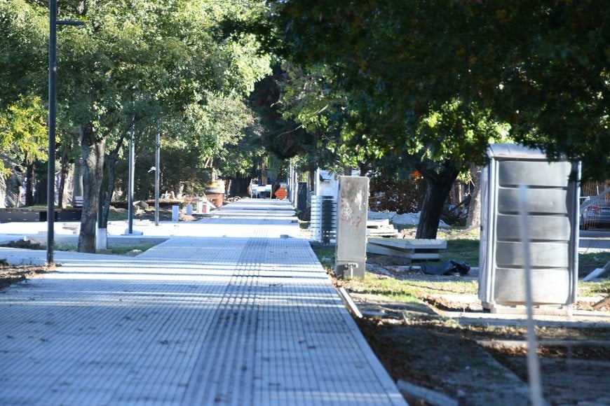 De 10 cuadras de toda la obra, sólo quedan dos por finalizar. Foto: Manuel Fabatía