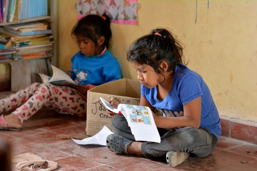 La educación de los niños en Chaco está atada a su subsistencia, por los comedores. Foto: Archivo