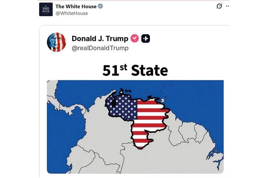 El polémico posteo de Trump en redes.