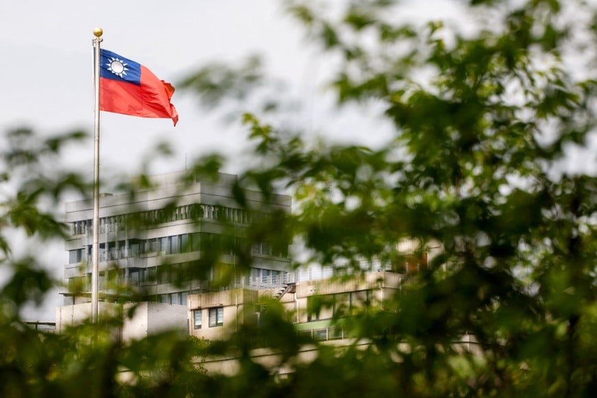 A Taiwan flag flutters in Taipei, Taiwan, May 12, 2026. REUTERS/Ann Wang